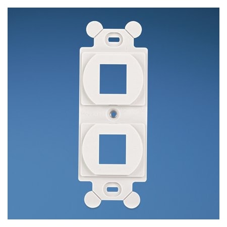 Panduit 2-Port, Screw Mount "106" Duplex Modu (10 Pack), 10PK NK2106MFEI